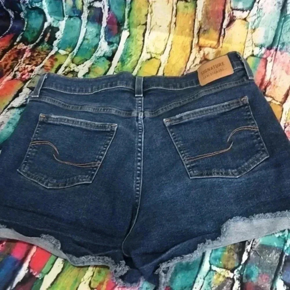 Levi Strauss signature heritage high rise shorts plus size 14 - Picture 4 of 7